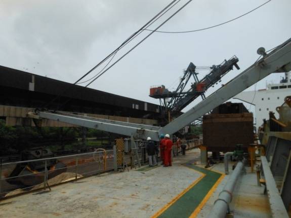 Casualty from Ships Crane